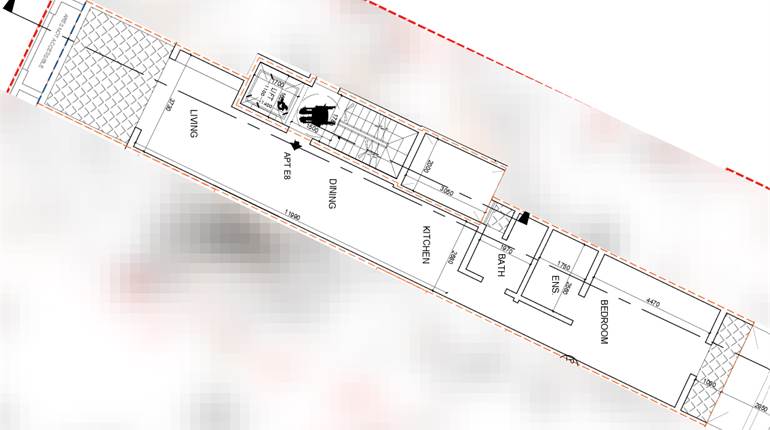 Birkirkara - 1 Bedroom Finished Penthouse + Roof + Optional Garage - On Plan