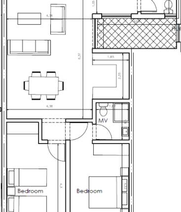 Gzira - 1st Floor 2 Bedroom Finished Apartment - Walking Distance to Gzira Promenade