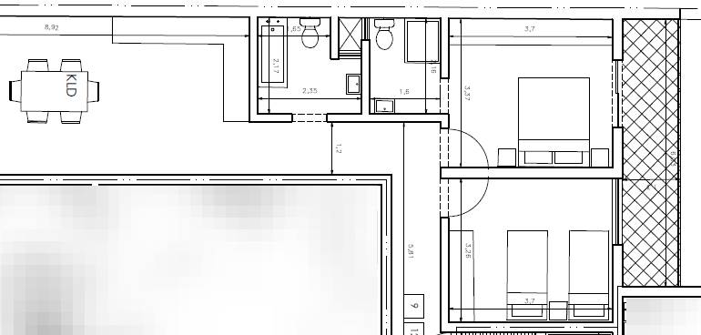 Gzira - 5th Floor 2 Bedroom Finished Apartment - Walking Distance to Gzira Promenade