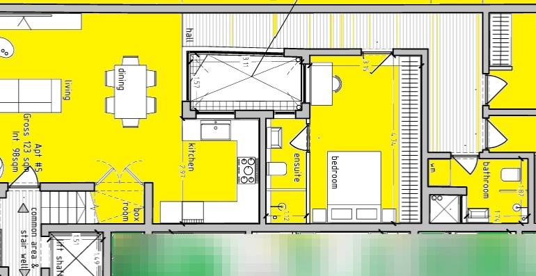 Birkirkara - 3rd floor 3 bedroom finished Apartment 123sqm with front terrace 