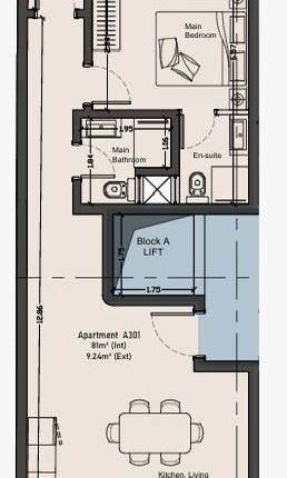 Paola- 3rd Floor 2 Bedrooms Apartment Shell Form