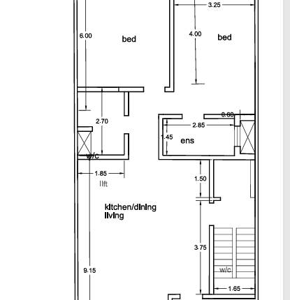 Zabbar  - 3 Bedroom + Laundry 2nd Floor Apartment - Finished 