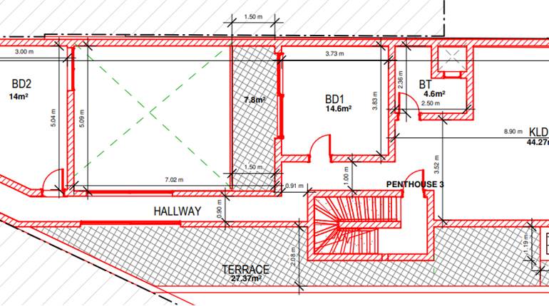 Marsascala - 3 Bedroom Ready Built Finished Penthouse + XXL Corner Terrace