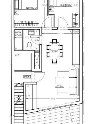 Naxxar - 2 Bedroom Finished Penthouse On Plan 