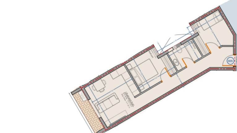 Fgura - 2 Bedroom 3rd Floor Shell Form Apartment On Plan 
