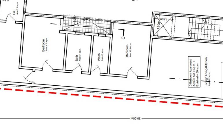Mosta -  3 Bedroom Elevated Finished Maisonette On Plan 