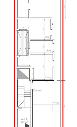 Attard - 2 Bedroom  + Study Elevated Maisonette- On Plan Finished