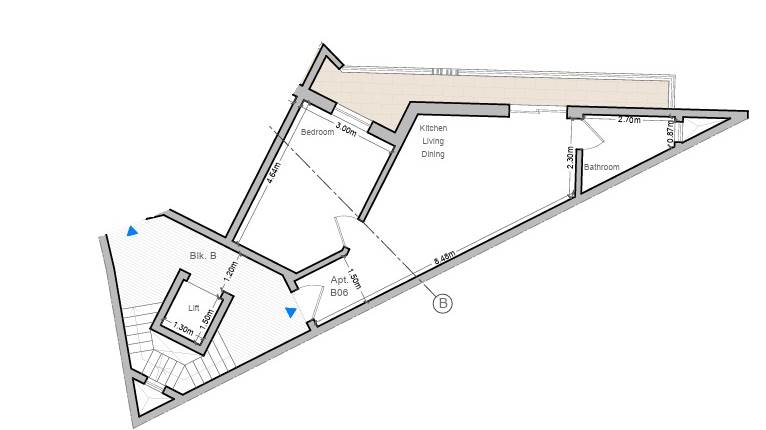 Santa Venera - 1 Bedroom Finished 3rd Floor Duplex Apartment On Plan  