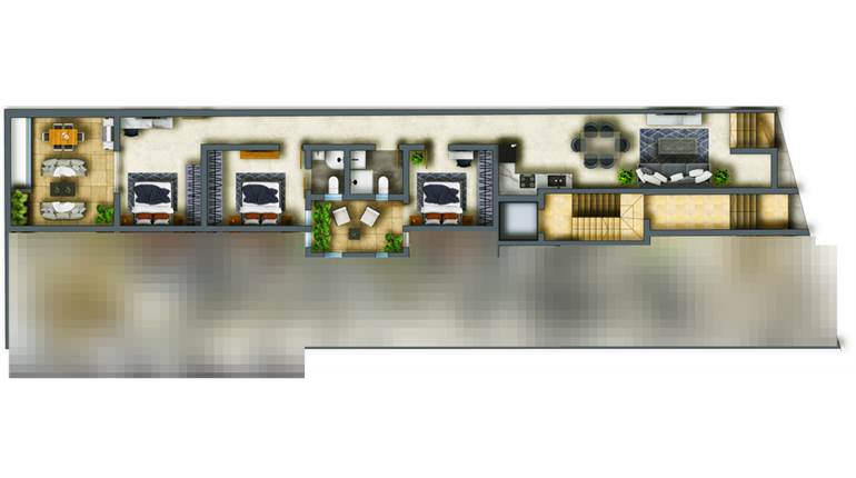Iklin - 3 Bedroom Elevated Finished Maisonette On Plan 