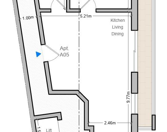Santa Venera - 1 Bedroom 2nd Floor Finished Apartment On Plan 