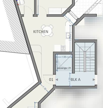 Marsa - One Bedroom 1st floor Shell Form Apartment On Plan 