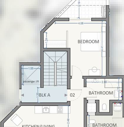Marsa - One Bedroom 1st floor Shell Form Apartment On Plan 