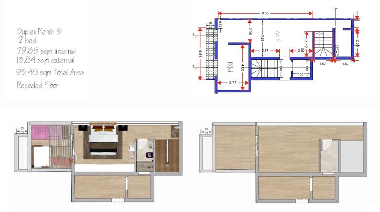 Birkirkara - Duplex 1 Bedroom + Study Penthouse - On Plan Finished